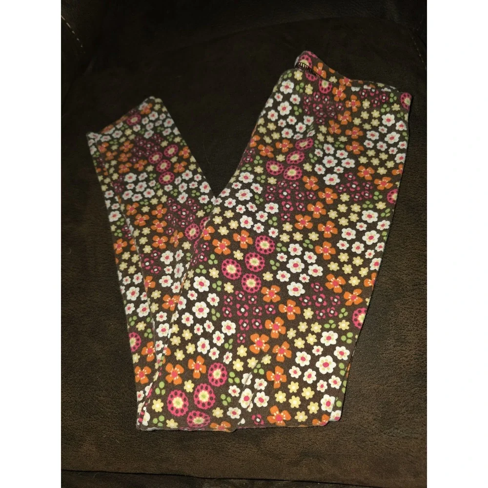 Gymboree fall for autumn glam girl top size 9 floral leggings size 8 outfit
